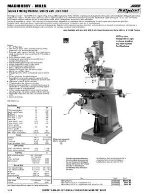 bridgeport textron series 1 cnc mill milling machine|bridgeport manual milling machine.